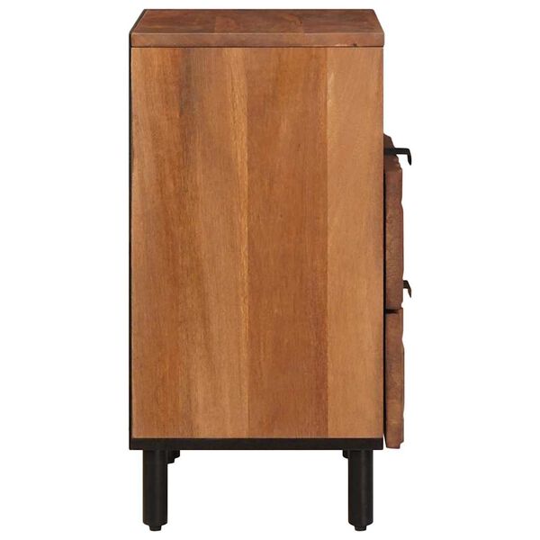 vidaXL Bedside Cabinet Brown 50 x 33 x 60 cm Solid Mango Wood