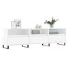 vidaXL TV Cabinet High Gloss White 150x30x44.5 cm Engineered Wood