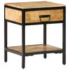 vidaXL Bedside Cabinet Brown 40 x 35 x 50 cm Solid Mango wood