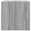 vidaXL Wall Mounted TV Cabinet Grey Sonoma 30.5x30x30 cm