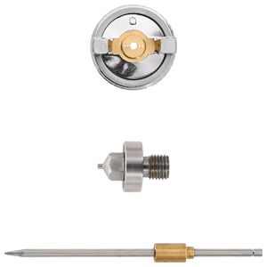 vidaXL HVLP Spray Gun Nozzle 1 mm Nozzle Silver Stainless Steel