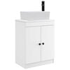vidaXL Bathroom Vanity with Sink White 54 x 35 x 83 cm Engineered Wood