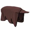 vidaXL Horse Blanket Full Dark Brown Polyester