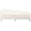 vidaXL Pull-out Day Bed without Mattress White 2x(90x200) cm