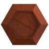 vidaXL Fire Pit Brown 100 x 100 x 28 cm Weathering Steel