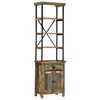vidaXL Highboard 55x30x180 cm Solid Wood Reclaimed