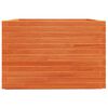 vidaXL Garden Planter Wax Brown 70x70x49.5 cm Solid Wood Pine