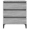 vidaXL Sideboard Grey Sonoma 60x35x69 cm Engineered Wood