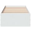 vidaXL Bed Frame without Mattress White 90x190 cm Single