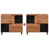 vidaXL Sideboard Acacia Brown Finish 80 x 33 x 75 cm Solid Mango Wood