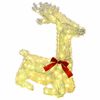 vidaXL 3D Christmas Reindeer LOVIISA 140 LEDs Warm White