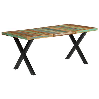 vidaXL Dining Table 180x90x76 cm Solid Reclaimed Wood