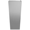 vidaXL Garden Planters 35x35x75 cm 2 pcs Galvanised Steel