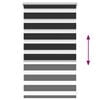 vidaXL Zebra blind 50.9x100 cm Fabric Width 46.7 cm black