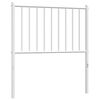 vidaXL Metal Replace Headboard White 75 cm