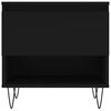 vidaXL Coffee Tables 2 pcs Black 50x46x50 cm Engineered Wood