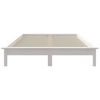 vidaXL Bed Frame without Mattress White Super King Size Solid Wood