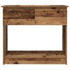 vidaXL Console Table with Drawers Old Wood 85.5x38.5x74.5 cm