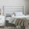 vidaXL Metal Headboard White 100 cm
