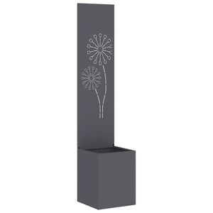 vidaXL Garden Privacy Screen Fretwork Anthracite 32 x 32 x 150 cm