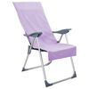 vidaXL Outdoor Chair Towels 2 pcs Purple 130 x 60 cm
