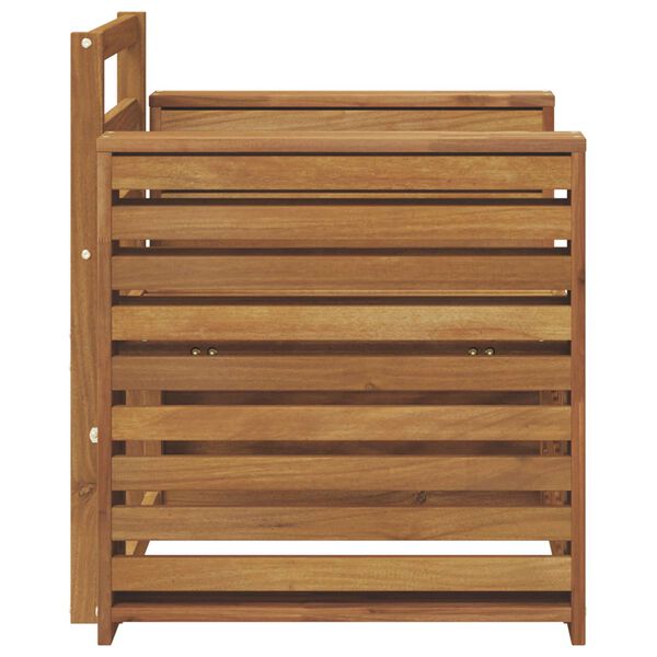 vidaXL Outdoor Sofa Set Natural 79 x 63 x 73 cm Solid Acacia Wood