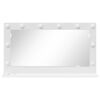 vidaXL Vanity Mirror White 80 x 45 x 18 cm Engineered wood and glass