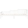 vidaXL Day Bed without Mattress White 90x200 cm Solid Wood Pine