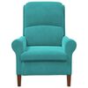 vidaXL Armchair Turquoise 76 x 94 x 102 cm Velvet