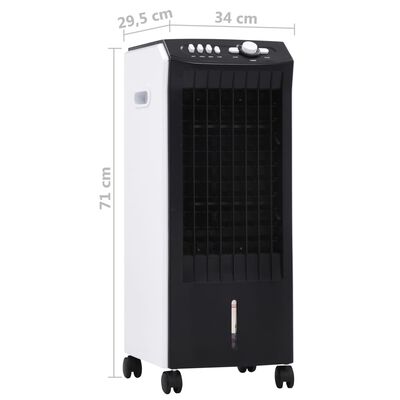 vidaXL 3-in-1 Mobile Air Cooler Humidifier Purifier 65 W