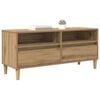 vidaXL TV Cabinet Artisan Oak 100 x 34.5 x 44.5 cm Engineered Wood