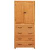 vidaXL Storage Furniture Set with Drawer Brown Engineered wood