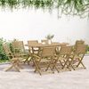 vidaXL 9 Piece Garden Dining Set Solid Wood Acacia