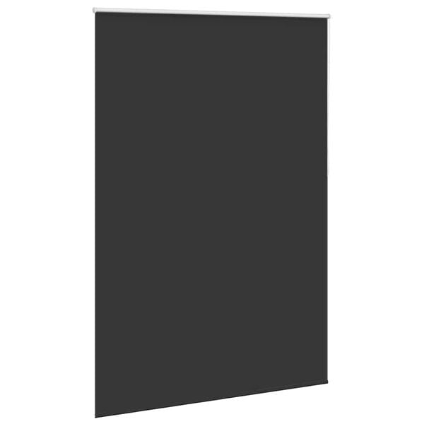 vidaXL Roller blind blackout 164.4x230 cm Fabric Width 160 cm black
