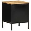 vidaXL Bedside Cabinet Brown and Black 30 x 30 x 40 cm