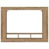 vidaXL TV Cabinet Artisan oak 152 x 22 x 113 cm Engineered wood