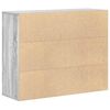 vidaXL Sideboard Grey Sonoma 88x30x70 cm Engineered Wood