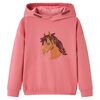 Kids' Hooded Sweatshirt Old Pink 128