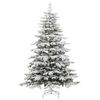 vidaXL Artificial Hinged Christmas Tree White 240 cm PE and PVC