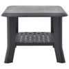 vidaXL Coffee Table Anthracite 90x60x46 cm Plastic