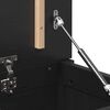 vidaXL Storage Box Black 80x40x45.5 cm Solid Wood Pine