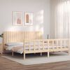 vidaXL Bed Frame without Mattress 200x200 cm Solid Wood Pine