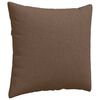 vidaXL Sofa Pillows 2 pcs Brown 50 x 50 cm Fabric