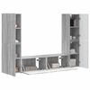 vidaXL TV Cabinet Set 6 pcs Grey Sonoma Engineered Wood