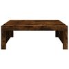 vidaXL Coffee Table Smoked Oak 100x100x35 cm Engineered Wood
