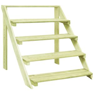 vidaXL Plant Stand 80x80x80 cm Impregnated Pinewood