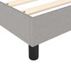 vidaXL Box Spring Bed Frame Light Grey Double Fabric (UK/IE/FI/NO only)