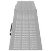 vidaXL Loading Ramp 2 pcs Silver 186 x 23 x 4.5 cm Galvanised Steel