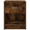 vidaXL Bedside Cabinets 2 pcs with Drawer Smoked Oak 40x34x50 cm
