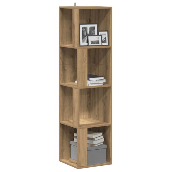 vidaXL Corner Cabinet Artisan Oak 33x33x132 cm Engineered Wood